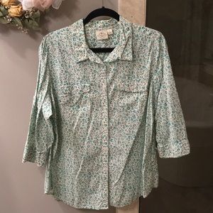 🔥CLEARANCE!🔥 St. John’s Bay 3/4 sleeve top 1X